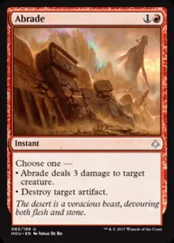 Abrade - Light Play MTG Hour of Devastation - Image 1