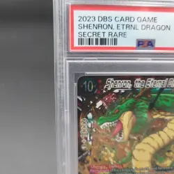 2023 DBS CARD GAME #BT21-147 SHENRON, ETRNL DRAGON SECRET RARE PSA 10 - Image 3