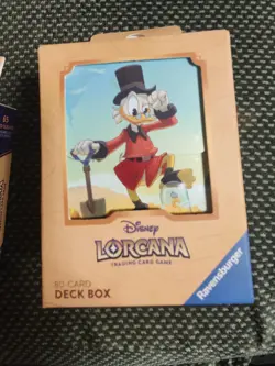 RavensburgerDisney Lorcana TCG: Card Sleeves & Deck Box Combo - Scrooge McDuck - Image 3