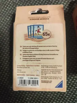 RavensburgerDisney Lorcana TCG: Card Sleeves & Deck Box Combo - Scrooge McDuck - Image 4