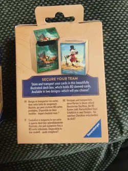 RavensburgerDisney Lorcana TCG: Card Sleeves & Deck Box Combo - Scrooge McDuck - Image 5