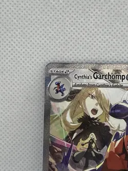 Pokemon Destined Rivals Cynthia's Garchomp EX Card 232/182 - Image 3