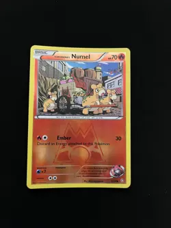 Team Magma's Numel 1/34 MINT/NM Pokemon Cards Double Crisis Reverse Holo Rare - Image 1