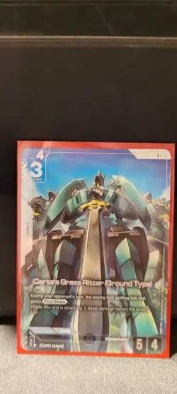 Carta's Graze Ritter (Ground Type) (R+) - Dual Impact (GD02) Gundam Card Game NM - Image 1