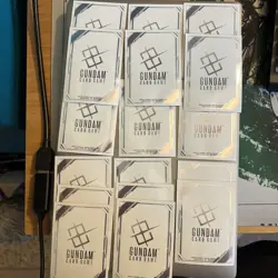 Gundam Card Game Promotion Sleeves Beta Limited Edition 17 Pieces - Image 1