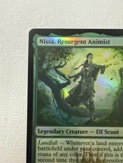 Nissa, Resurgent Animist - Foil Aftermath NM Mythic Elf MTG - Image 2