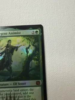 Nissa, Resurgent Animist - Foil Aftermath NM Mythic Elf MTG - Image 3