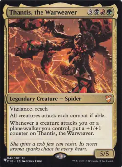 Thantis, the Warweaver The List Regular Mythic #46 NM MTG - Image 1