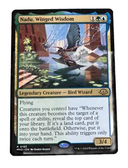 Nadu, Winged Wisdom Modern Horizons 3 0193 Regular Rare MTG - Image 1
