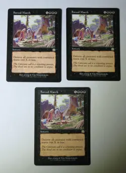 Forced March x3 - Mercadian Masques - MTG Magic the Gathering - Image 1