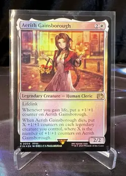 MTG Aerith Gainsborough Foil (R 0004) Final Fantasy - Image 1