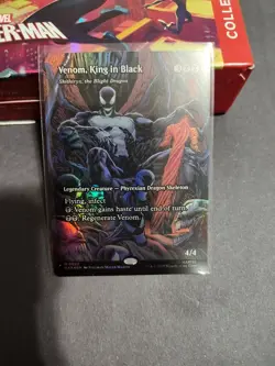 FOIL VENOM, KING IN BLACK, Mythic MAR 22,(SKITHIRYX, THE BLIGHT DRAGON) MTG - Image 1