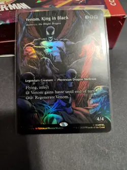 FOIL VENOM, KING IN BLACK, Mythic MAR 22,(SKITHIRYX, THE BLIGHT DRAGON) MTG - Image 2
