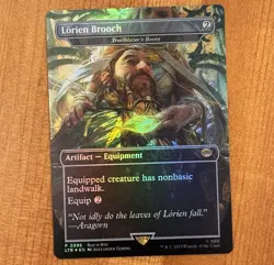 Lorien Brooch P 0398, NM Foil, MTG LotR Lord of the Rings Buy A Box Promo, LTR - Image 1