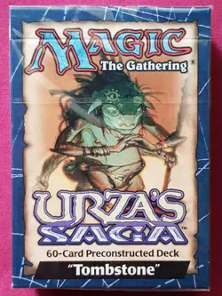 Magic The Gathering URZA'S SAGA TOMBSTONE New Sealed Theme Deck MTG - Image 1