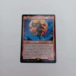 Gilgamesh, Master-at-Arms MTG Rare Magic: The Gathering Final Fantasy 5 FFV Red - Image 1