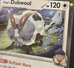 SWIRL Hop's Dubwool 136/159 S&V Journey Together Cosmos Holo Promo Pokemon NM - Image 3