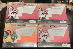 Pokemon TCG 25th Anniversary 4 Boxes 3 Dark Sylveon and 1 Lance’s Charizard Box - Image 2