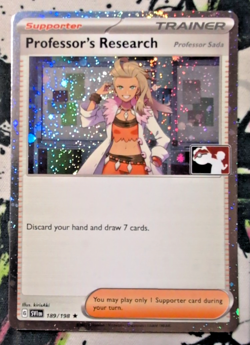 Professor's Research 189/198 Holo Pokemon Play! Prize Pack Series 3 - Image 1