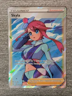Pokemon TCG Shining Fates Skyla 072/072 Ultra Rare Holo - SP11 - Image 1