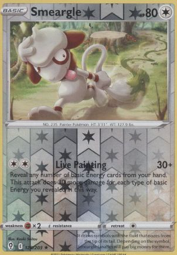 1X NM Smeargle - 128/203 - Rare Reverse Holo - Pokemon Evolving Skies - Image 1