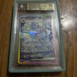 2024 POKEMON JAPANESE TERASTAL FESTIVAL SPECIAL ART RARE #205 VAPOREON EX BGS 10 - Image 1