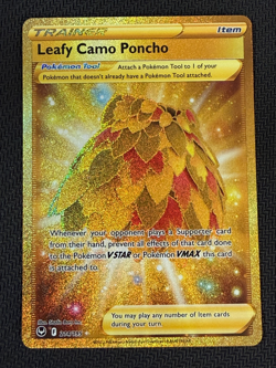 Leafy Camo Poncho 214/195 Secret Rare Holo- Silver Tempest - Pokemon TCG - Image 1