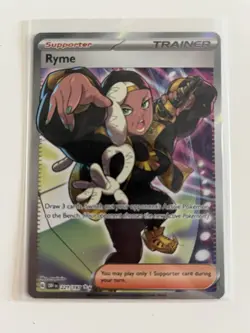 Ryme 221/197 Ultra Rare Holo Near Mint Condition Obsidian Flames - Image 1