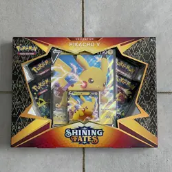 Pokemon TCG Shining Fates Pikachu V Collection Box - Image 1