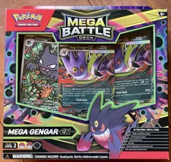 SEALED Pokemon TCG Mega Battle Deck (Mega Gengar ex) FREE SHIPPING - Image 1