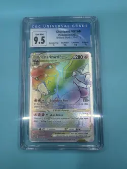 Charizard VSTAR 174/172 2022 Pokemon Brilliant Stars -CGC 9.5 Gem Mint+Subgrades - Image 1