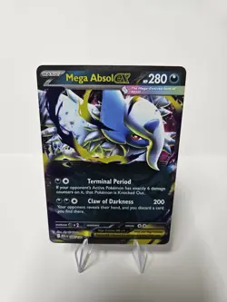 Mega Absol ex 086/132 English Double Rare Pokemon Mega Evolution - Mint - Image 1