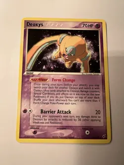 Pokemon TCG Deoxys 18/107 Regular Near Mint Condition - Image 1