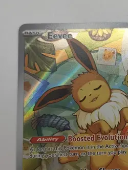 Pokemon TCG Eevee Prismatic Evolutions Promo SVP173 Stamped Pokemon Center - Image 4