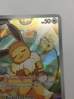 Pokemon TCG Eevee Prismatic Evolutions Promo SVP173 Stamped Pokemon Center - Image 5
