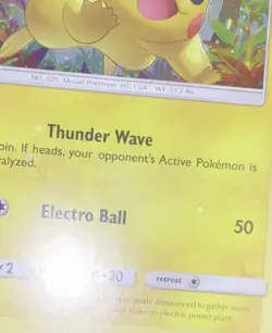 Pokemon black star promo Pikachu SM76 Holo Holo Bleed error + HD Galaxy Swirl - Image 2