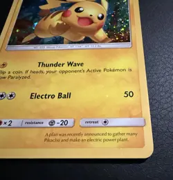 Pokemon black star promo Pikachu SM76 Holo Holo Bleed error + HD Galaxy Swirl - Image 5