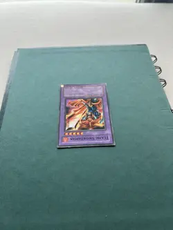 Yu-Gi-Oh! TCG Flame Swordsman LOB-003 1st Edition Super Rare, LP - Image 3