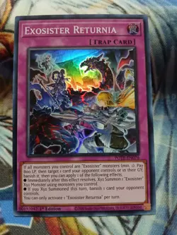 Yugioh Exosister Returnia Super Rare POTE-EN076 1st Ed Near Mint - Image 1