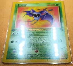 Pokemon TCG Zubat Fossil 1st Edition Common Card 57/62 - Image 5