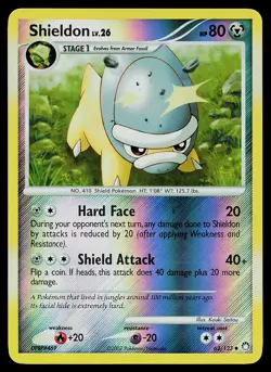 Pokemon Card - Shieldon Mysterious Treasures 63/123 Reverse Holo - Image 1