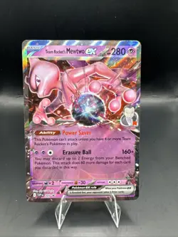 Team Rocket's Mewtwo ex 205 Sv: Scarlet & Violet Promo Cards Holo - Image 1