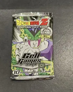 Dragon Ball Z CCG Cell Games Saga 10 Card Booster Pack 2000, Sealed - Image 1