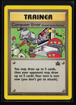 Pokemon Cards: Wizards Black Star Promo: Computer Error 16 - Image 1