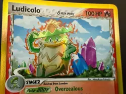 Pokemon Crystal Guardians Ludicolo Delta Species - 6/100 - Holo Card NM - Image 2