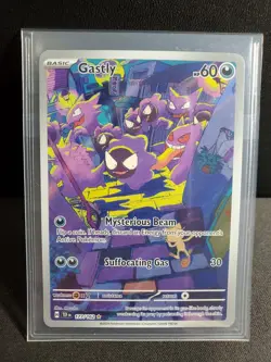 Pokemon TCG Temporal Forces Ghastly Card 177/162 Illustration Rare - Image 1