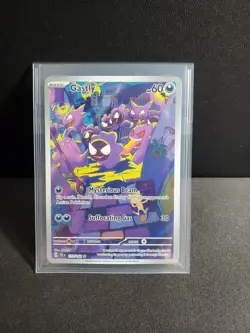 Pokemon TCG Temporal Forces Ghastly Card 177/162 Illustration Rare - Image 3