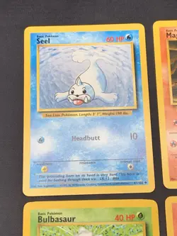 vintage WOTC 1999 Pokemon Card lot Base set LP-HP Charmander Squirtle Bulbasaur - Image 2