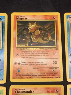 vintage WOTC 1999 Pokemon Card lot Base set LP-HP Charmander Squirtle Bulbasaur - Image 3