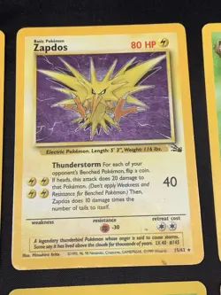 Vintage Holo Rare Pokemon Cards WOTC 1999 Base Set, Fossil, Jungle, Rocket MP/HP - Image 3